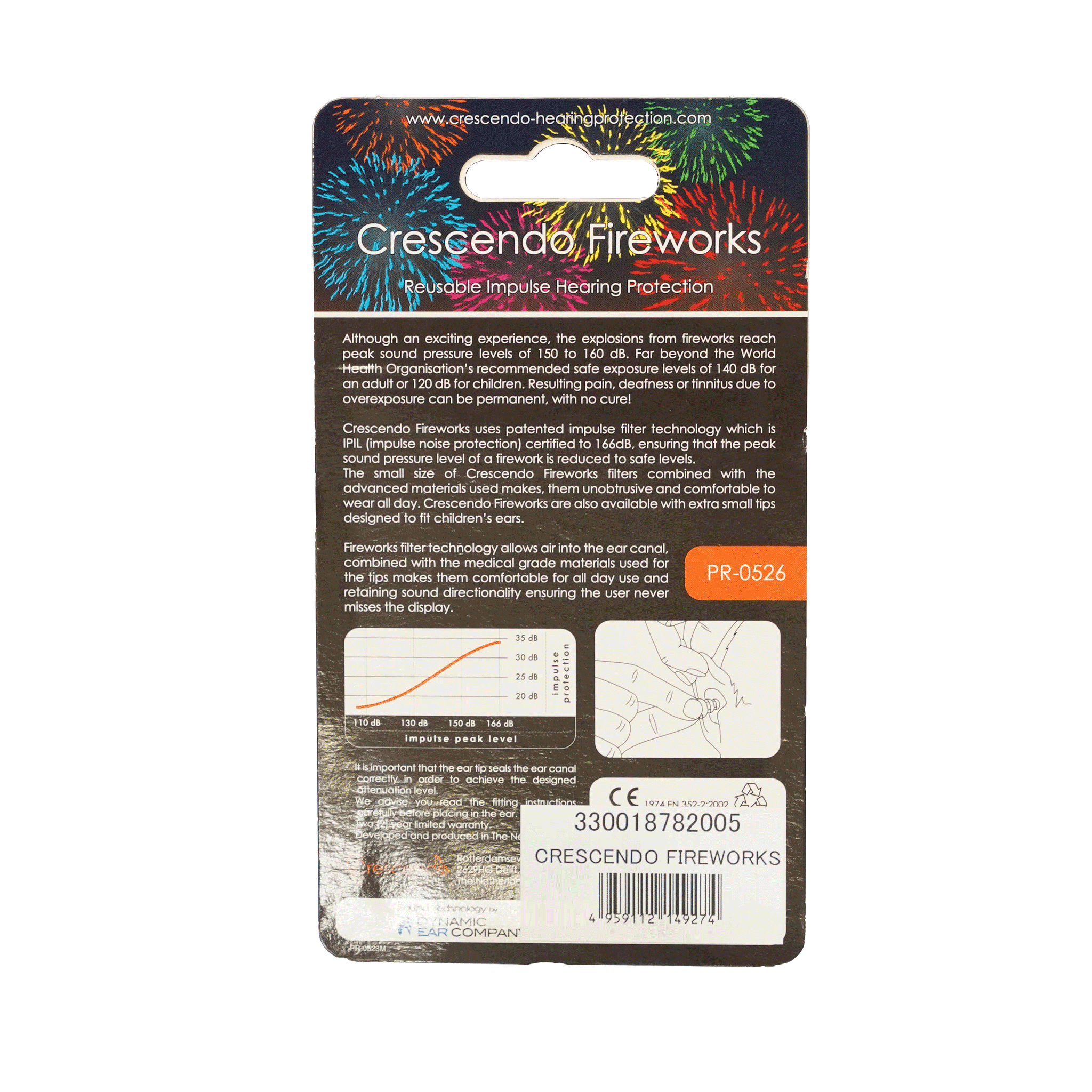 Crescendo 花火観賞用 イヤープロテクター 【Fireworks】 - OUTLET MUSIC SHOP｜コルグ公式アウトレットオンライン