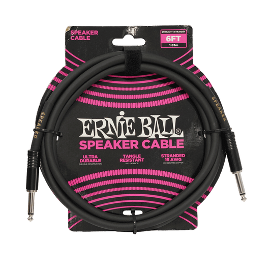 ErnieBall 信頼感抜群のスピーカー・ケーブル【EB 6072 SPEAKER CABLE 6FT】