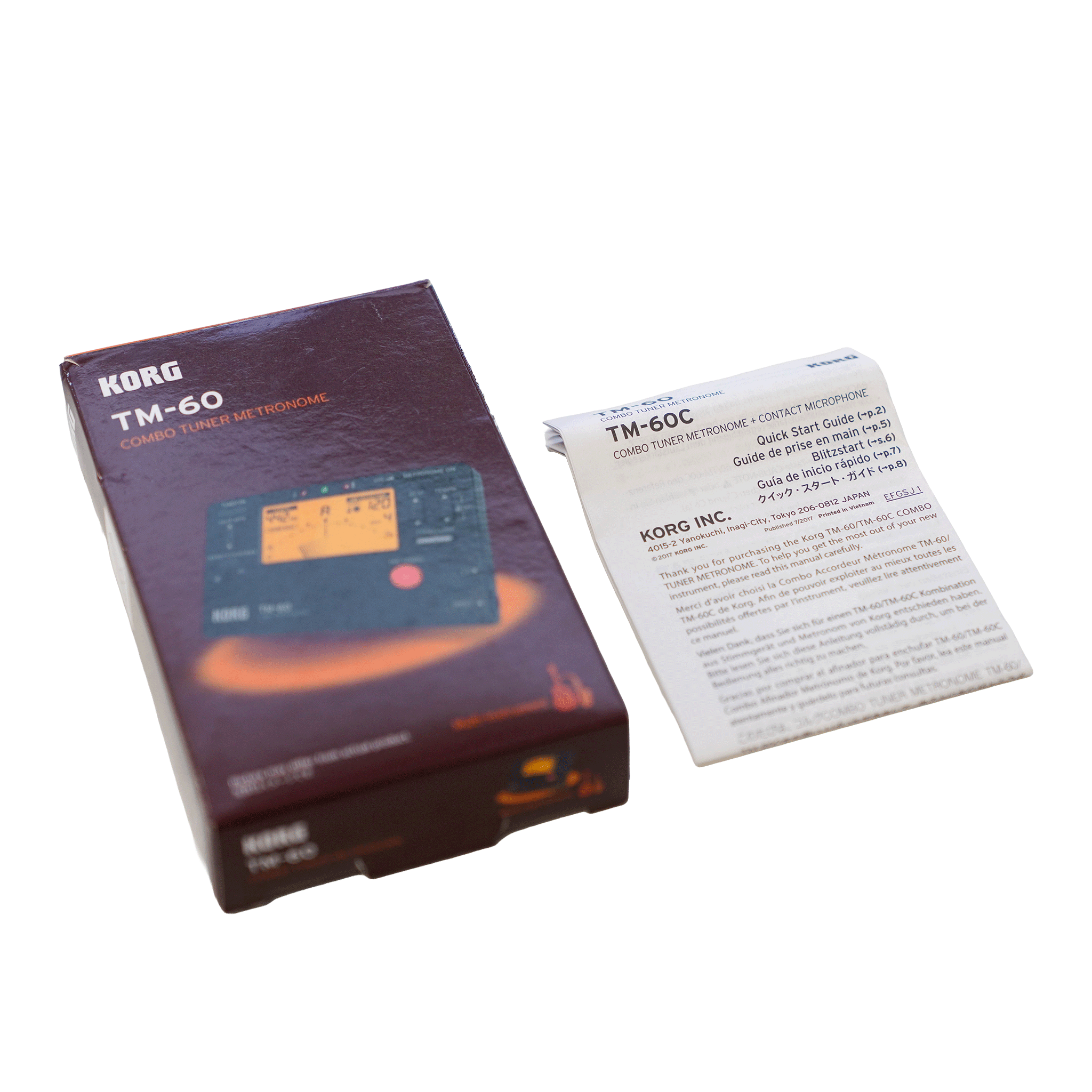 KORG チューナーとメトロノームを同時に使えるベスト・セラー【TM-60】