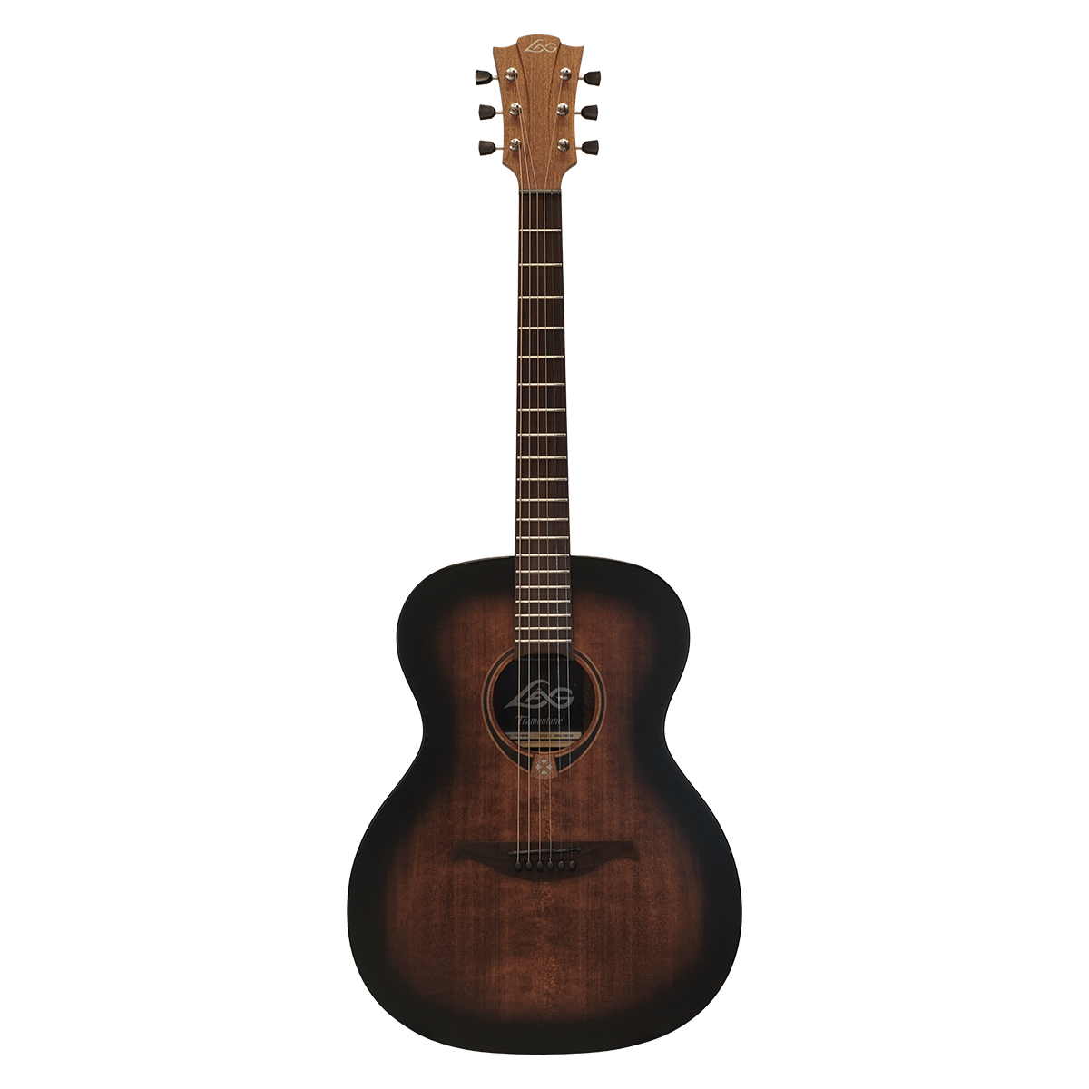 LAG Guitars トップ単板の洗練されたフレンチ・アコースティック！【T70A-B&B（Brown & Black Satin）】