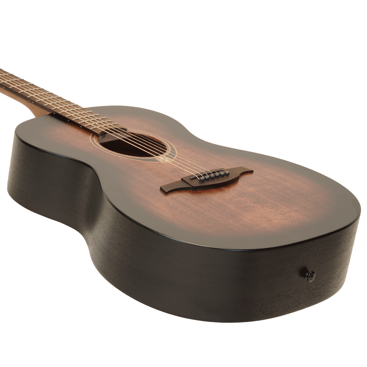 LAG Guitars トップ単板の洗練されたフレンチ・アコースティック！【T70A-B&B（Brown & Black Satin）】