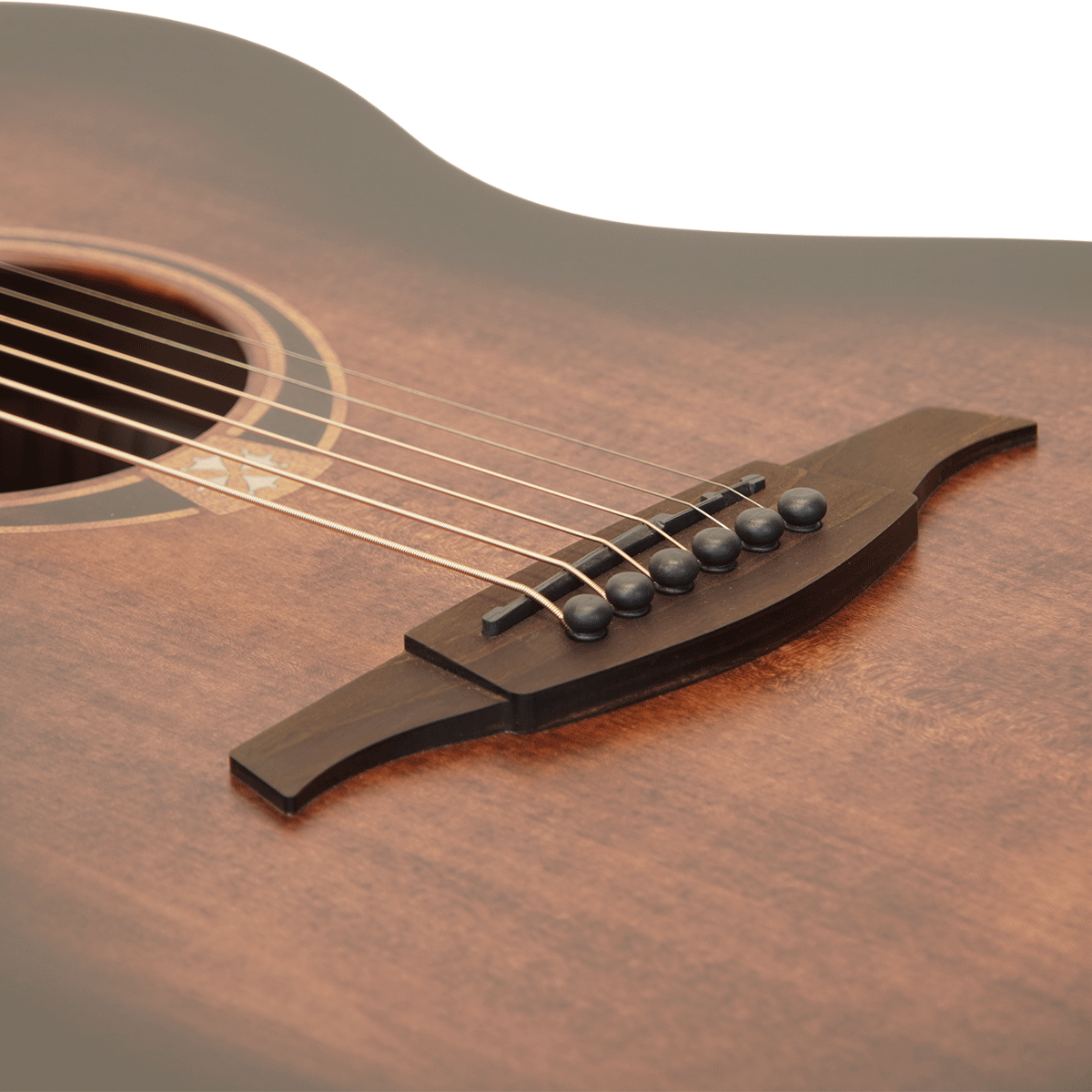 LAG Guitars トップ単板の洗練されたフレンチ・アコースティック！【T70A-B&B（Brown & Black Satin）】