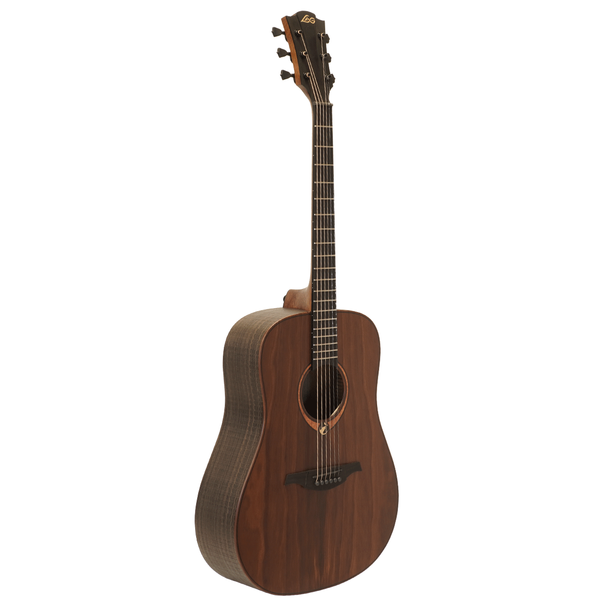 LAG Guitars 環境配慮の革新素材＆ワイルドなラフソーン仕上げ！ドレッドノート・モデル！【SAUVAGE-D】