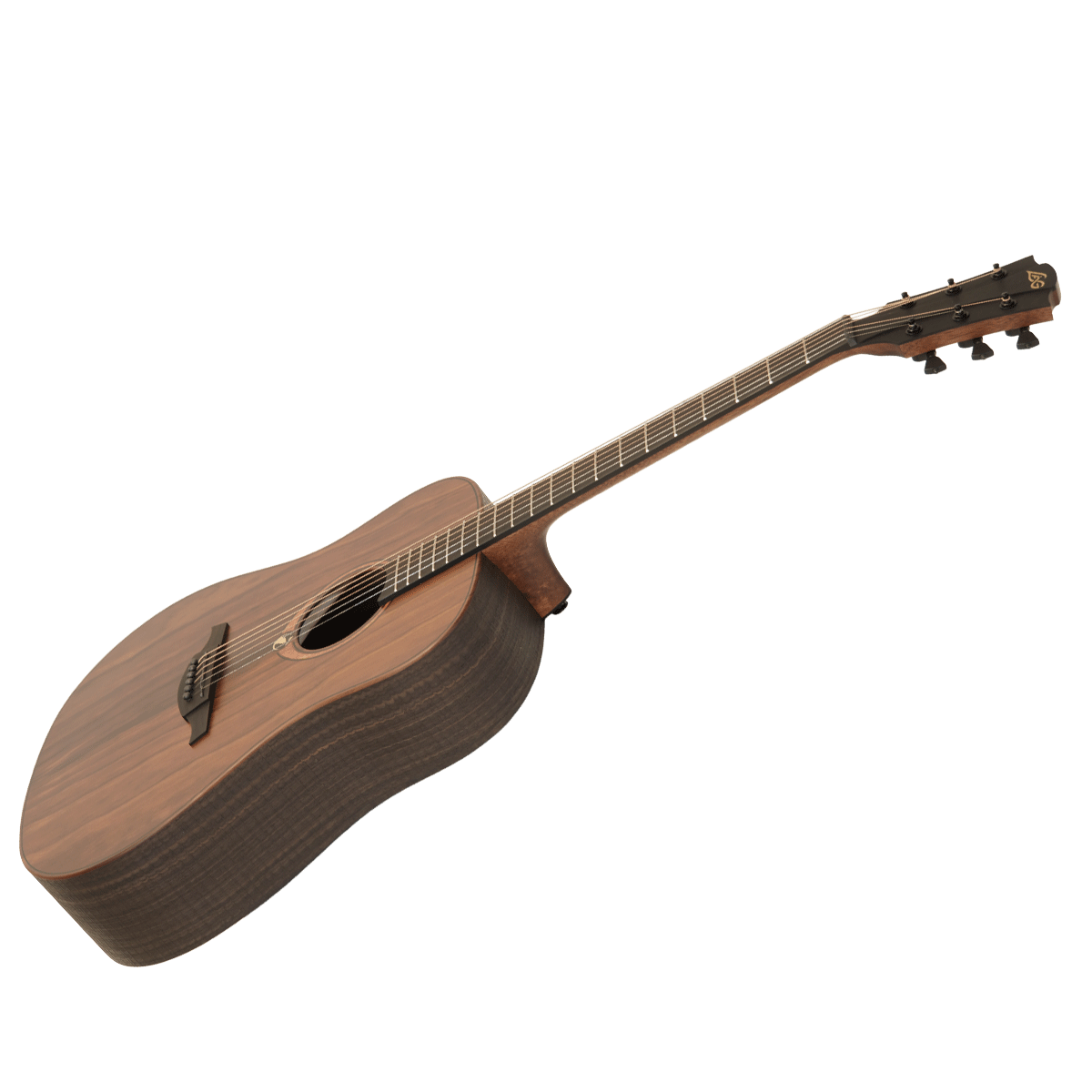LAG Guitars 環境配慮の革新素材＆ワイルドなラフソーン仕上げ！ドレッドノート・モデル！【SAUVAGE-D】