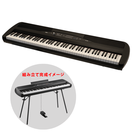 KORG スタイリッシュな88鍵電子ピアノ【SP-280-BK】