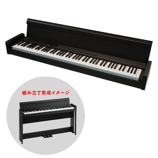 コルグ　スリムボディでスタイリッシュな電子ピアノ【C1 Air BK（ブラック）】