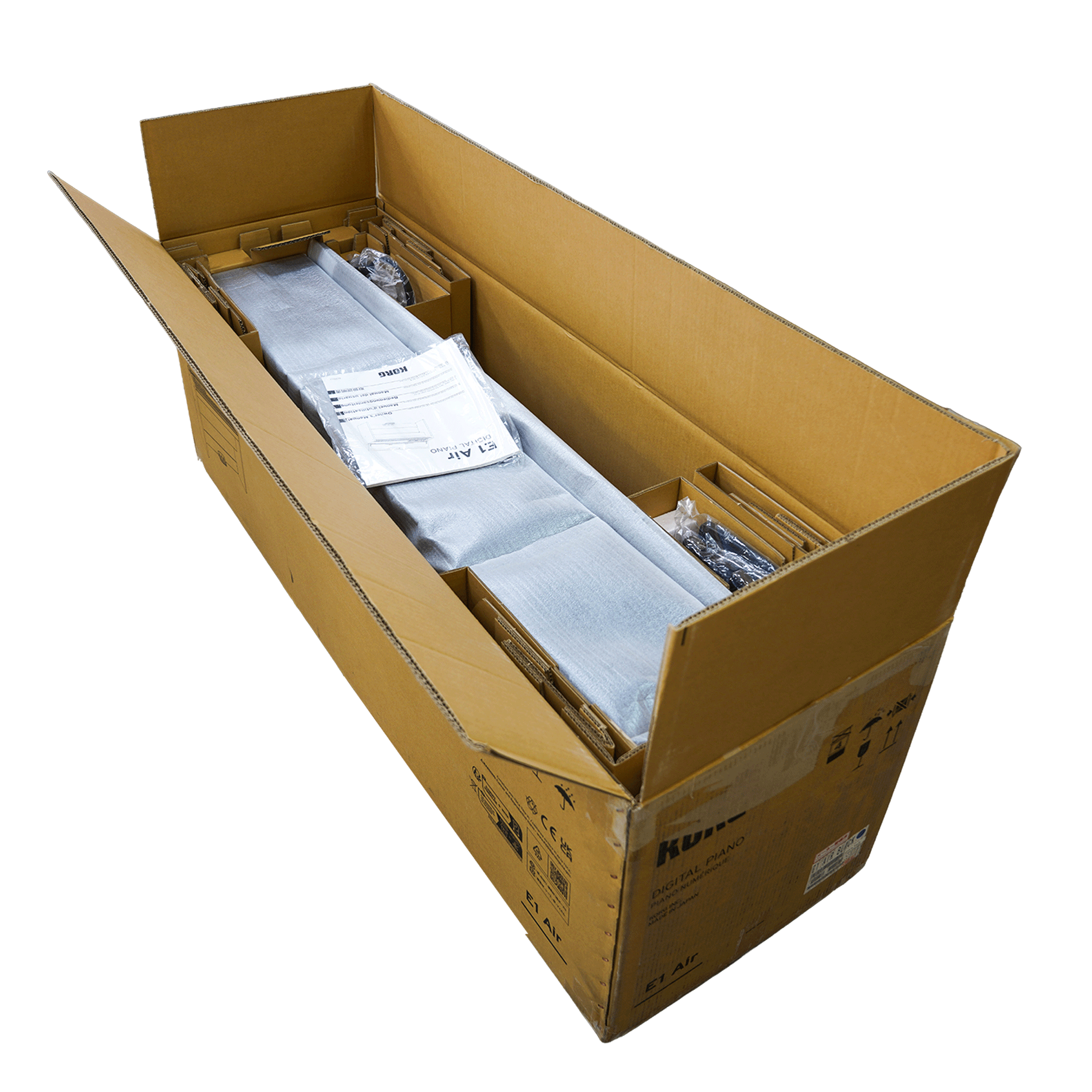 コルグ　デジタルピアノ・イタリアンピアノを搭載した最上位機種！【KORG E1 AIR BLACK】