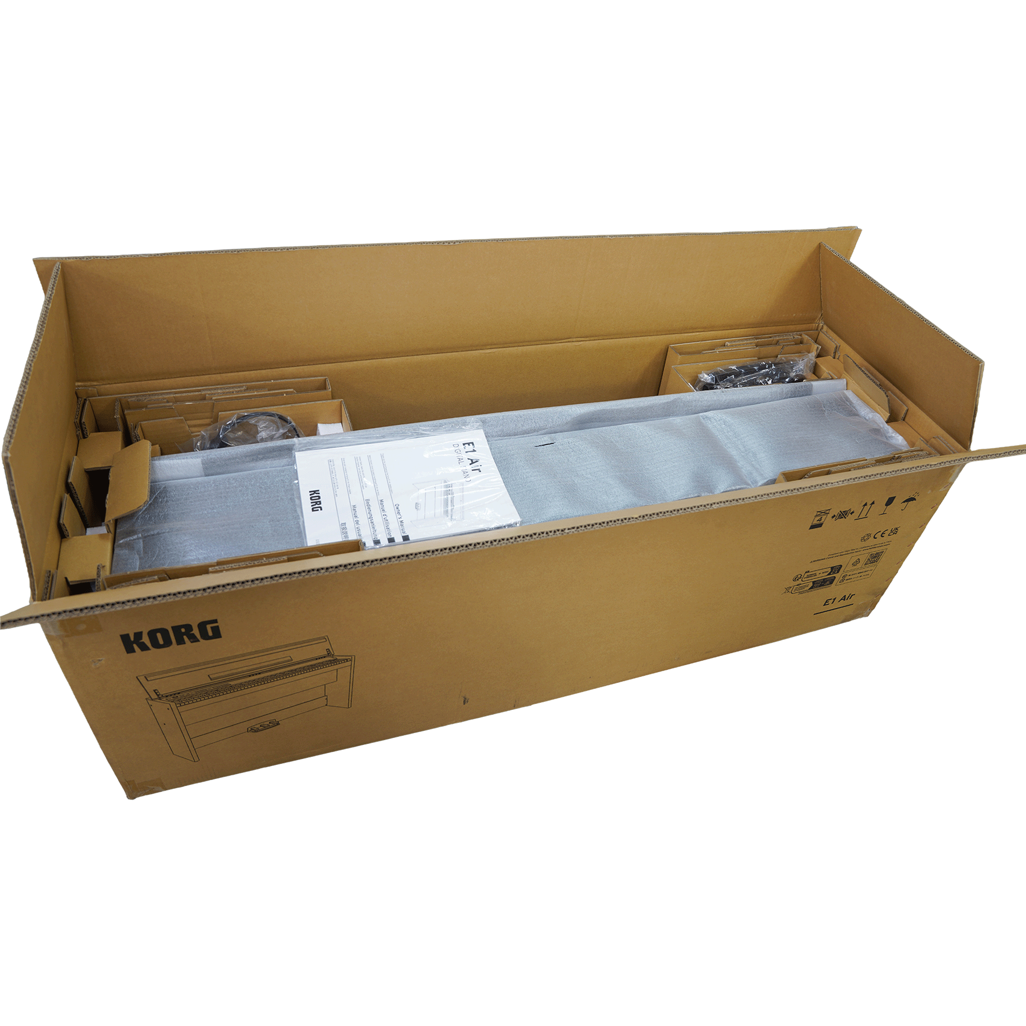 コルグ　デジタルピアノ・イタリアンピアノを搭載した最上位機種！【KORG E1 AIR BLACK】