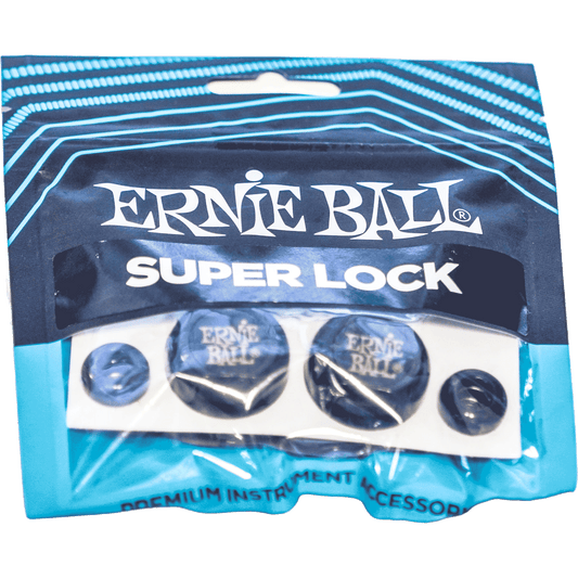 ErnieBall ストラップピン【EB 4601 SUPER LOCKS BLACK】