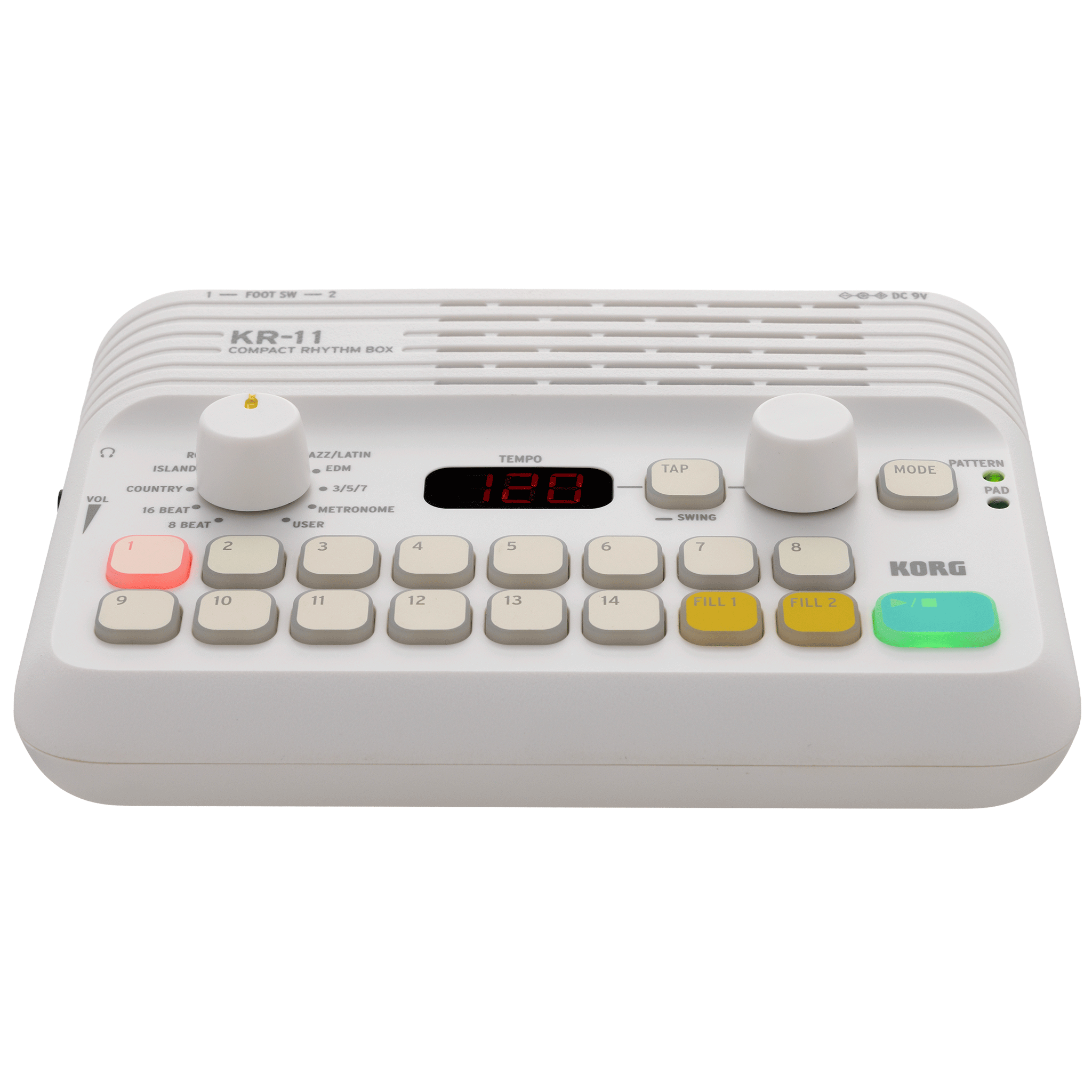 ＃押し弾き　タイアップ製品＊KORG コンパクト・リズムボックス【KR-11】