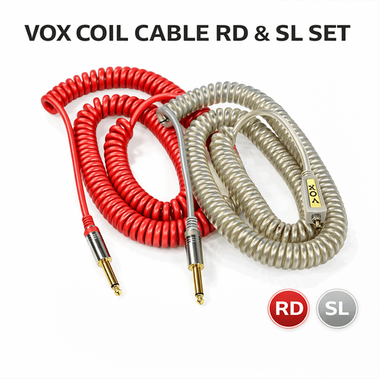 VOX COIL CABLE ステージセット　【シルバー＆レッド】