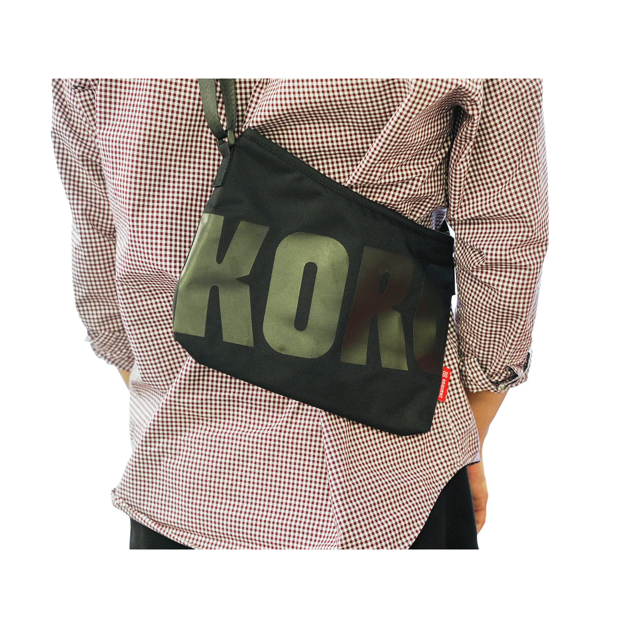 SEQUENZ　KORGロゴサコッシュ・バッグ【SB-KORG-BK】