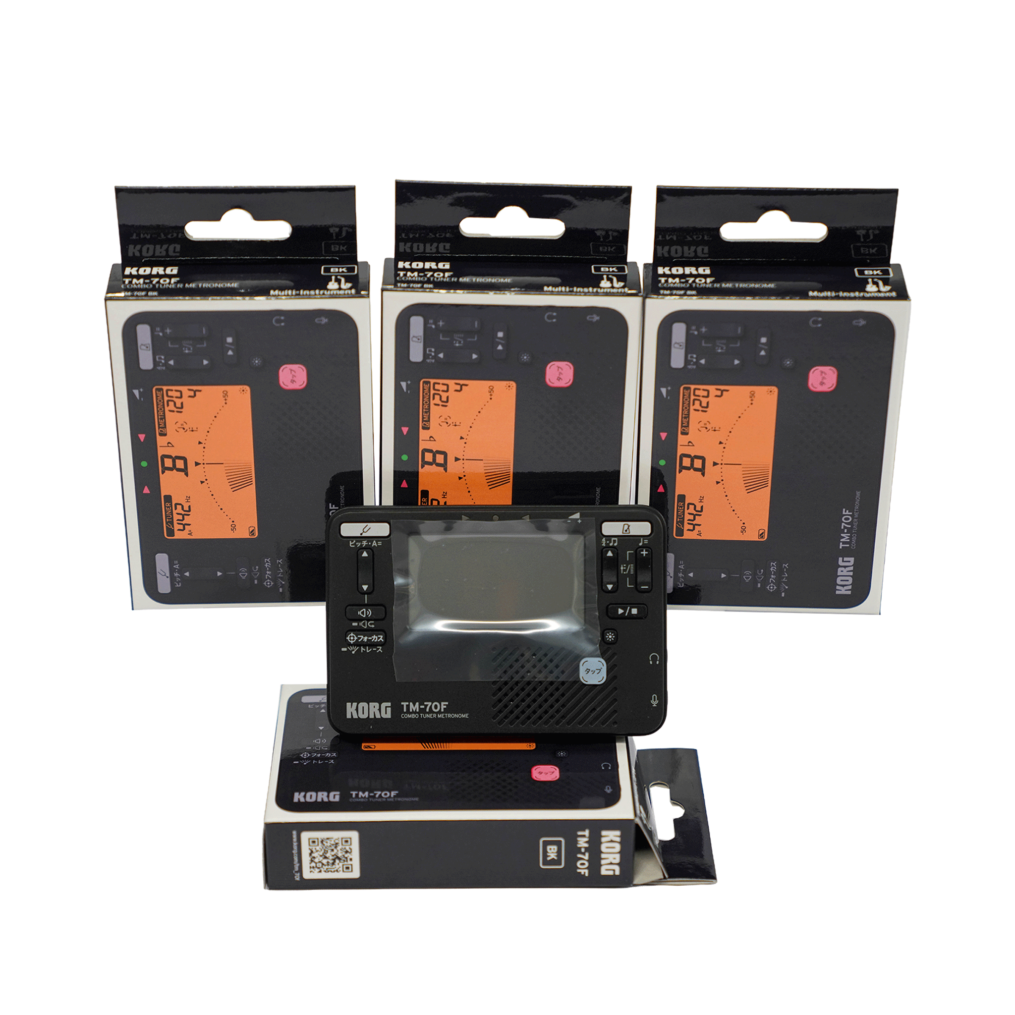 KORG 吹奏楽御用達！チューナー・メトロ【TM-70F】＊4個セット