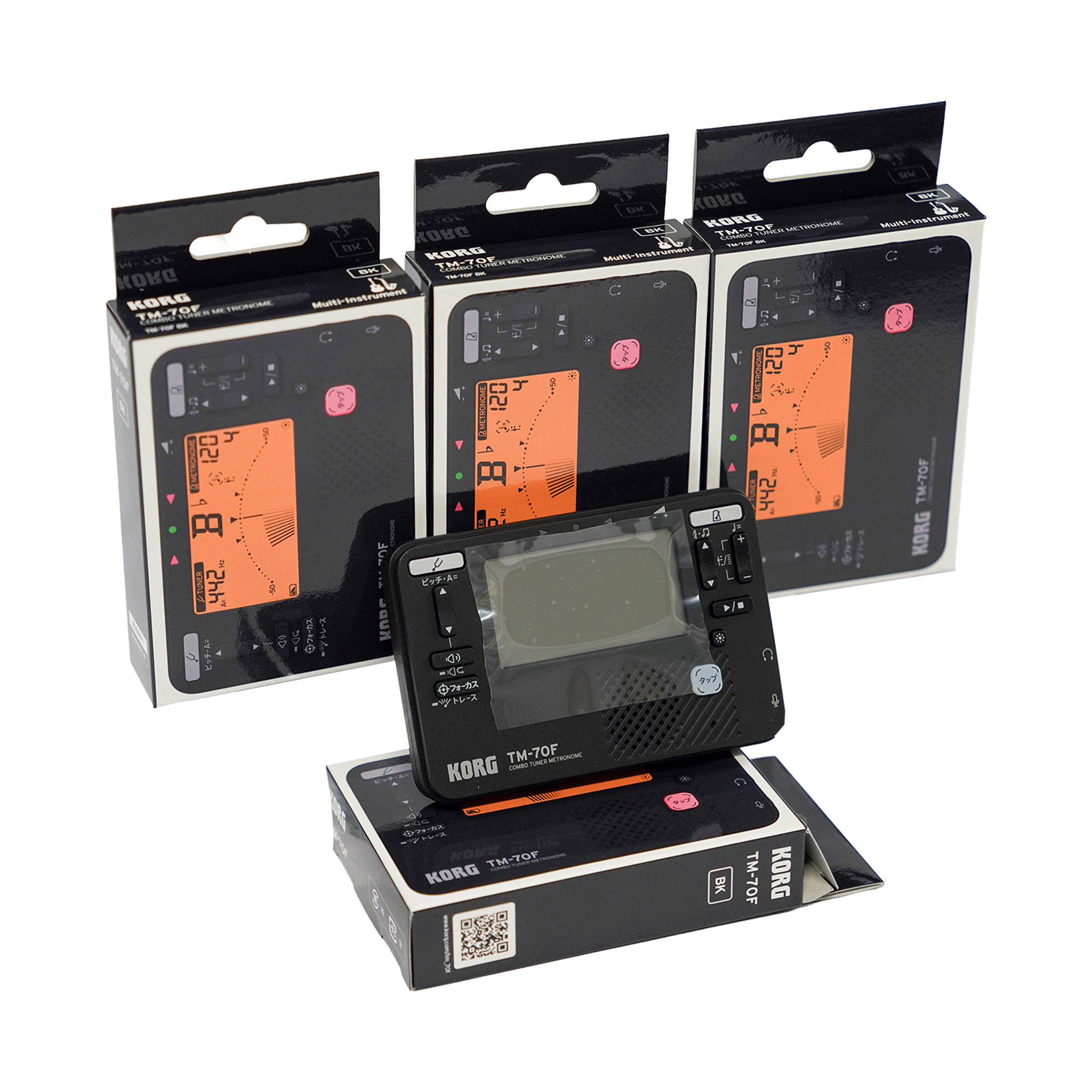 KORG 吹奏楽御用達！チューナー・メトロ【TM-70F】＊4個セット