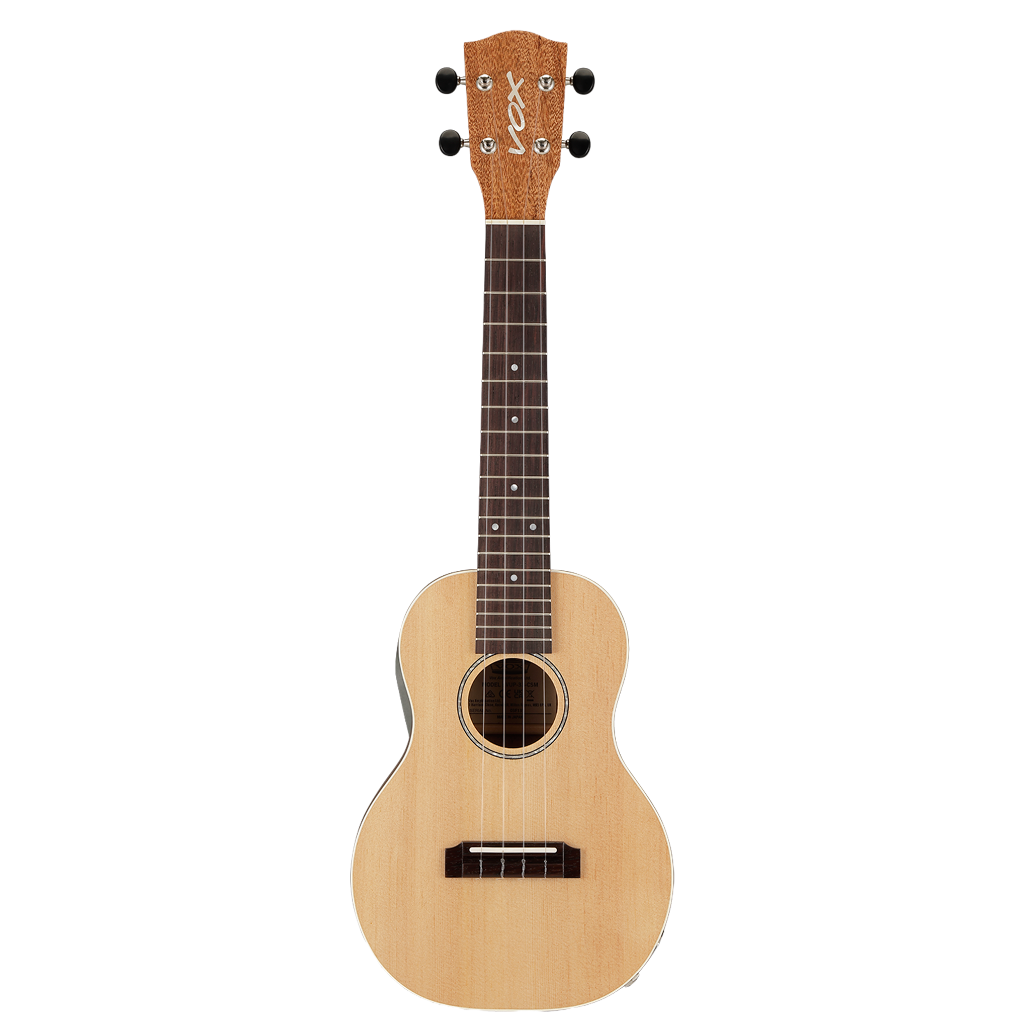 ＃押し弾き タイアップ製品 ＊日本製の本格派ウクレレ【VOX VUP-33-CSM】