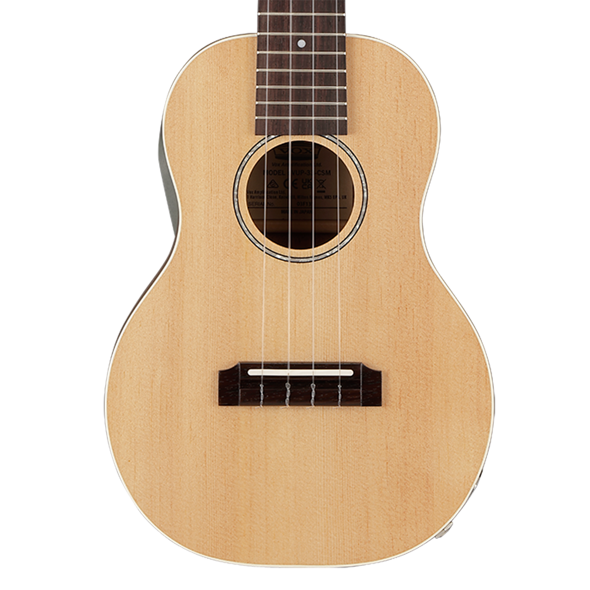 ＃押し弾き タイアップ製品 ＊日本製の本格派ウクレレ【VOX VUP-33-CSM】