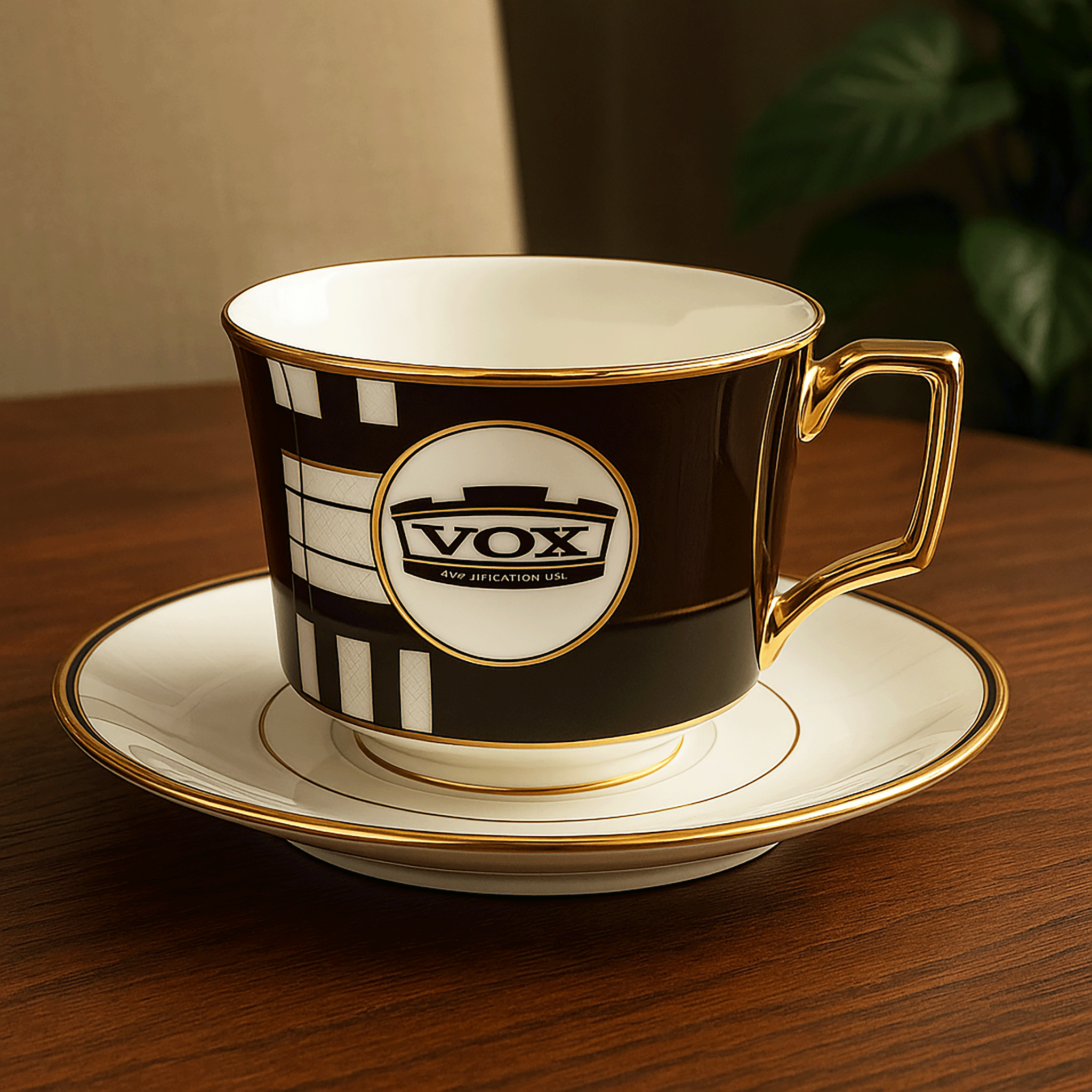 VOXカップ&ソーサー|VOXオリジナルグッズ - OUTLET MUSIC SHOP VOXカップ&ソーサー|VOXオリジナルグッズ - OUTLET MUSIC SHOP