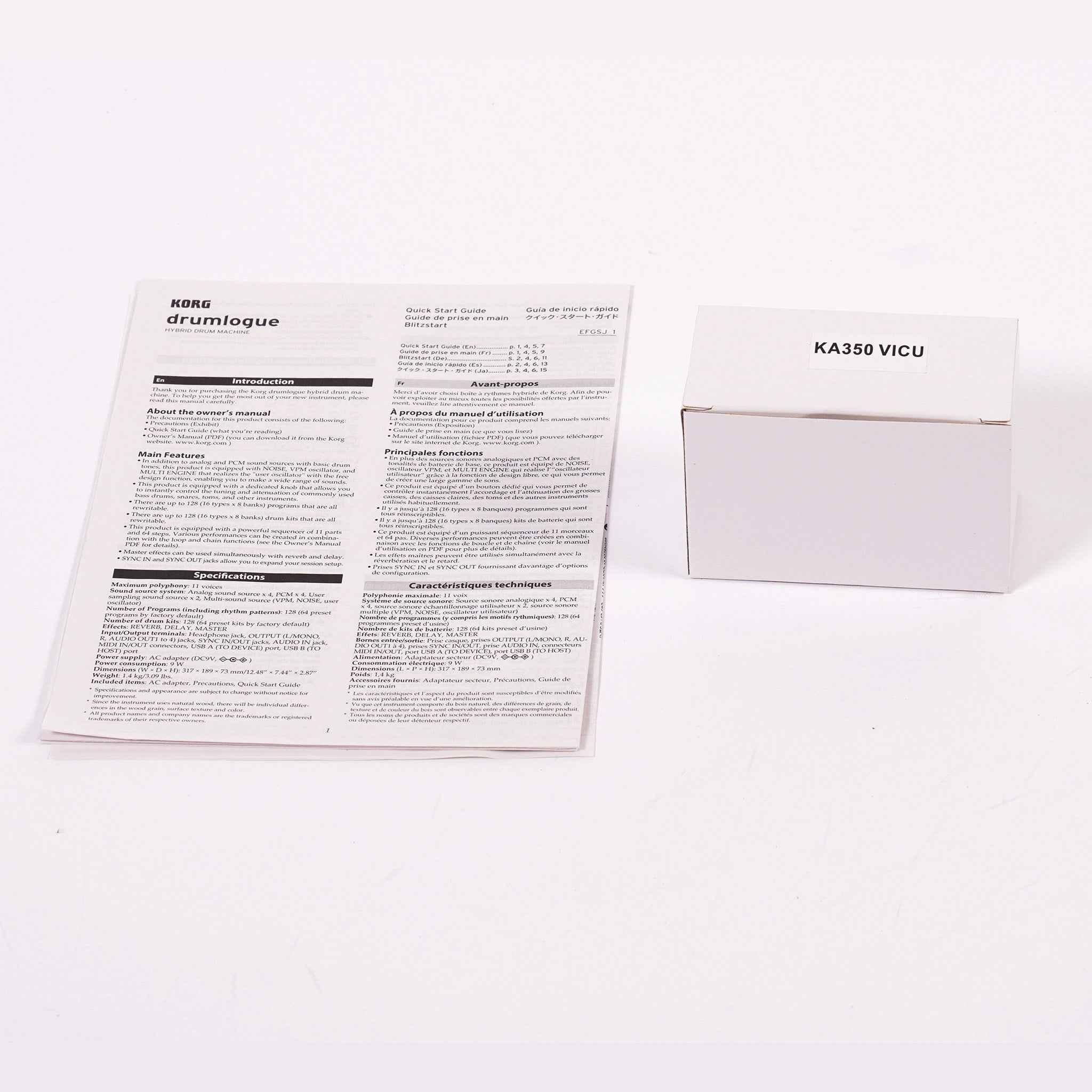 KORG ハイブリッド・ドラム・マシン【drumlogue】