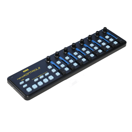 KORG USB-MIDIフィジカル・コントローラー【NANOKONTROL2-BLYL】 - OUTLET MUSIC SHOP｜コルグ公式アウトレットオンライン