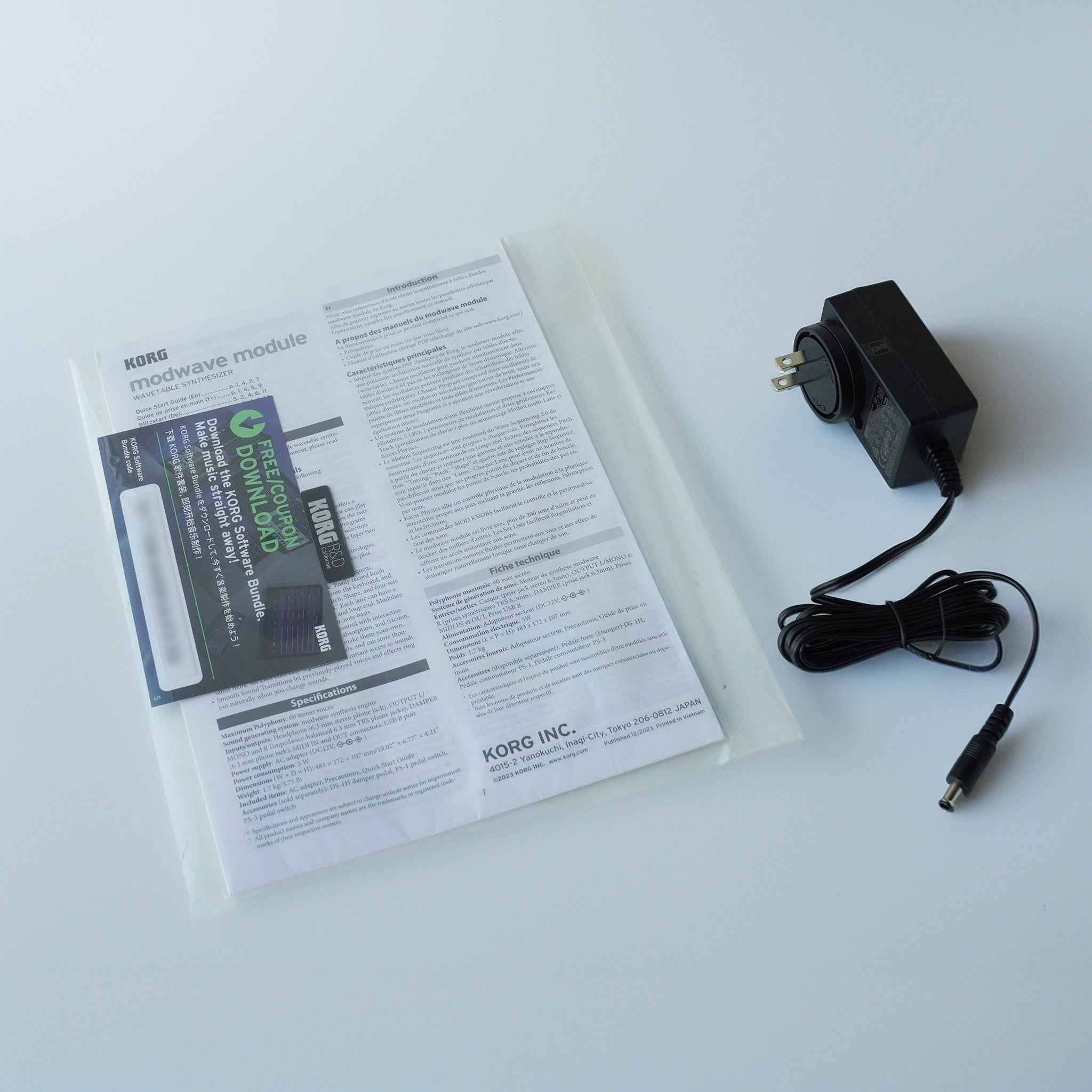 KORG 音源モジュール【modwave module】