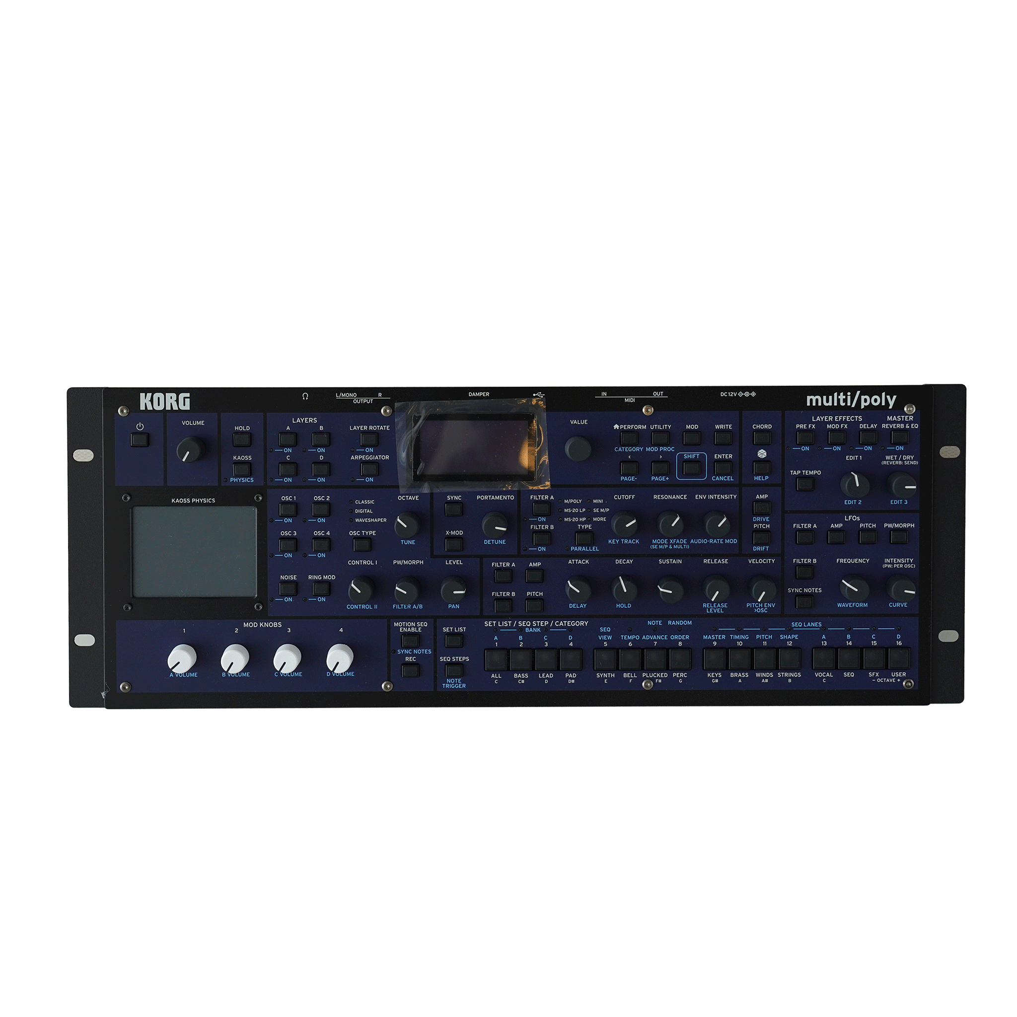 KORG アナログ・モデリング・モジュール【multi/poly module】