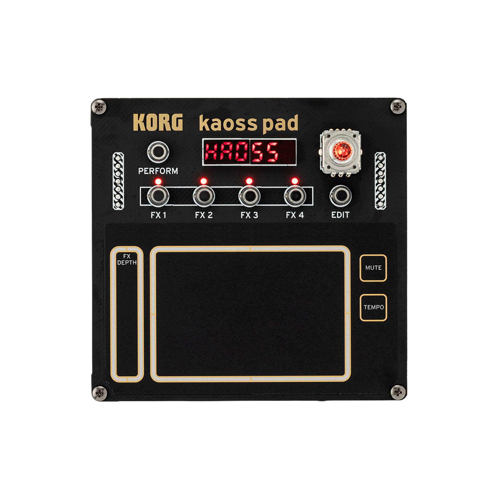 ＃押し弾き タイアップ製品＊KORG DIYキットに仕上げた【kaoss pad kit】