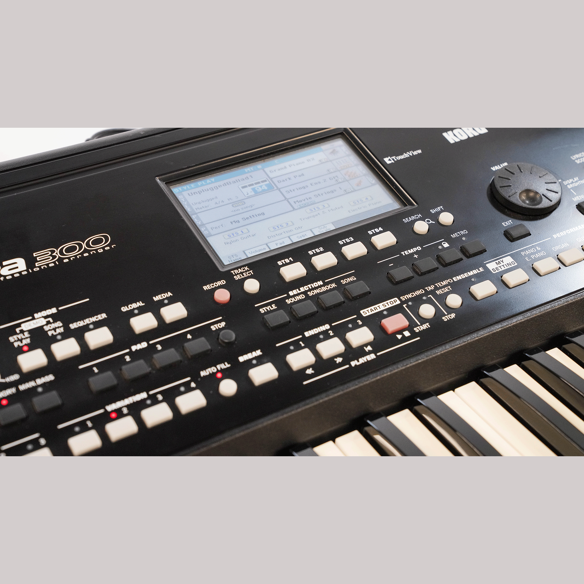 KORG 高品質サウンド＋自動伴奏機能＋スピーカー内蔵の61鍵盤キーボード【Pa300】