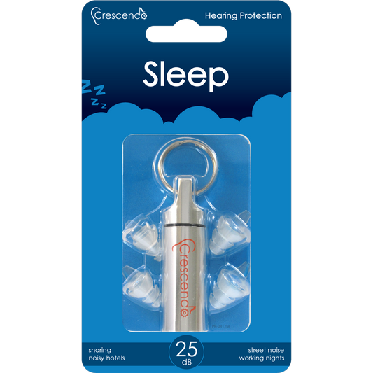 ＃押し弾き タイアップ製品　※ 一味違う耳栓　【Crescendo SLEEP 25 N】