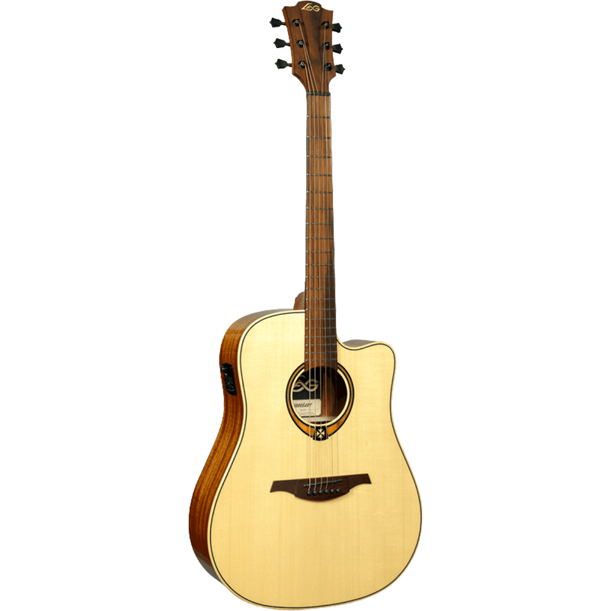 ＃押し弾き タイアップ製品＊アコースティック・エレクトリックギター【LAG T88D DREADNOUGHT】