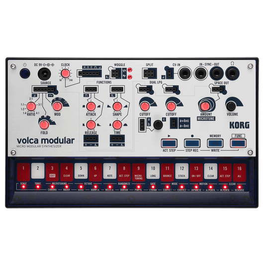 KORG volca modular＋専用アダプター＋専用ケース【volca modular コンプリート・セット】 - OUTLET MUSIC SHOP｜コルグ公式アウトレットオンライン
