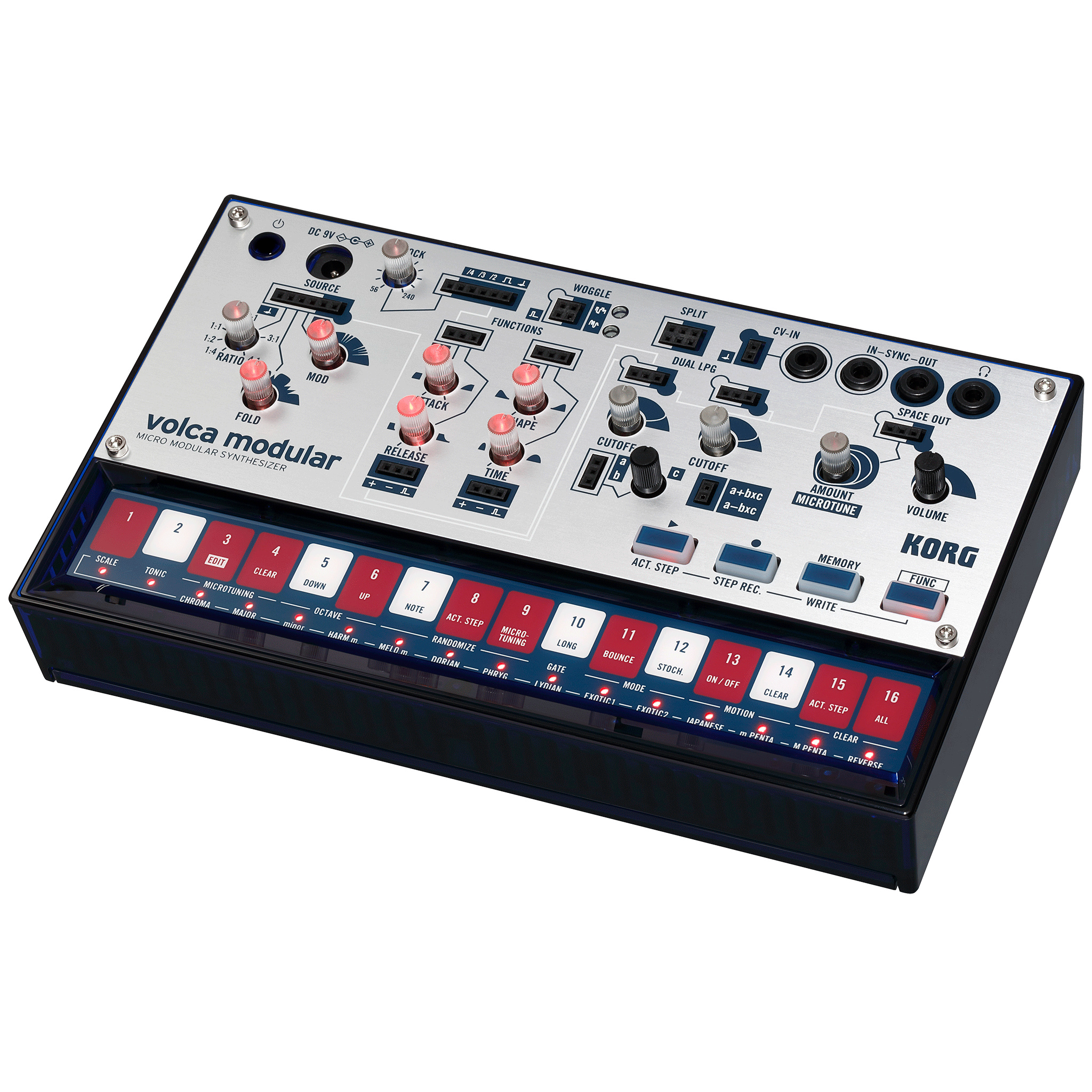 KORG volca modular＋専用アダプター＋専用ケース【volca modular コンプリート・セット】 - OUTLET MUSIC SHOP｜コルグ公式アウトレットオンライン